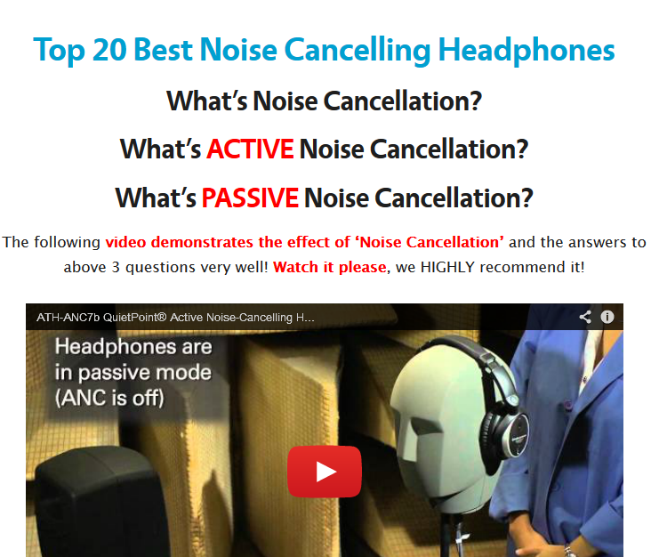 Best Noise Cancelling Headphones Top 20 Active, Passive, Budget